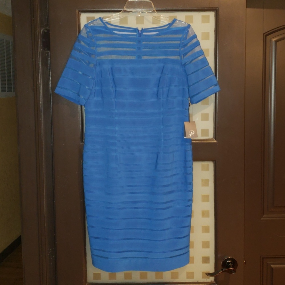 Gorgeous NEW Adrianna Papell Royal Blue Dress